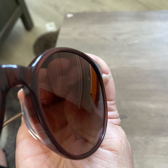 Kate spade hello sunshine 56mm kaiafs round sunglasses - brown/brown gradient - Picture 12 of 15